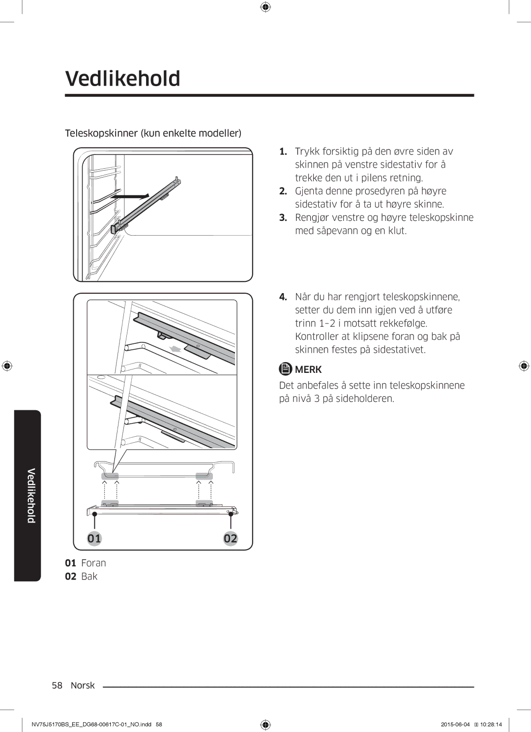 Samsung NV75J5170BS/EE manual Foran 02 Bak 