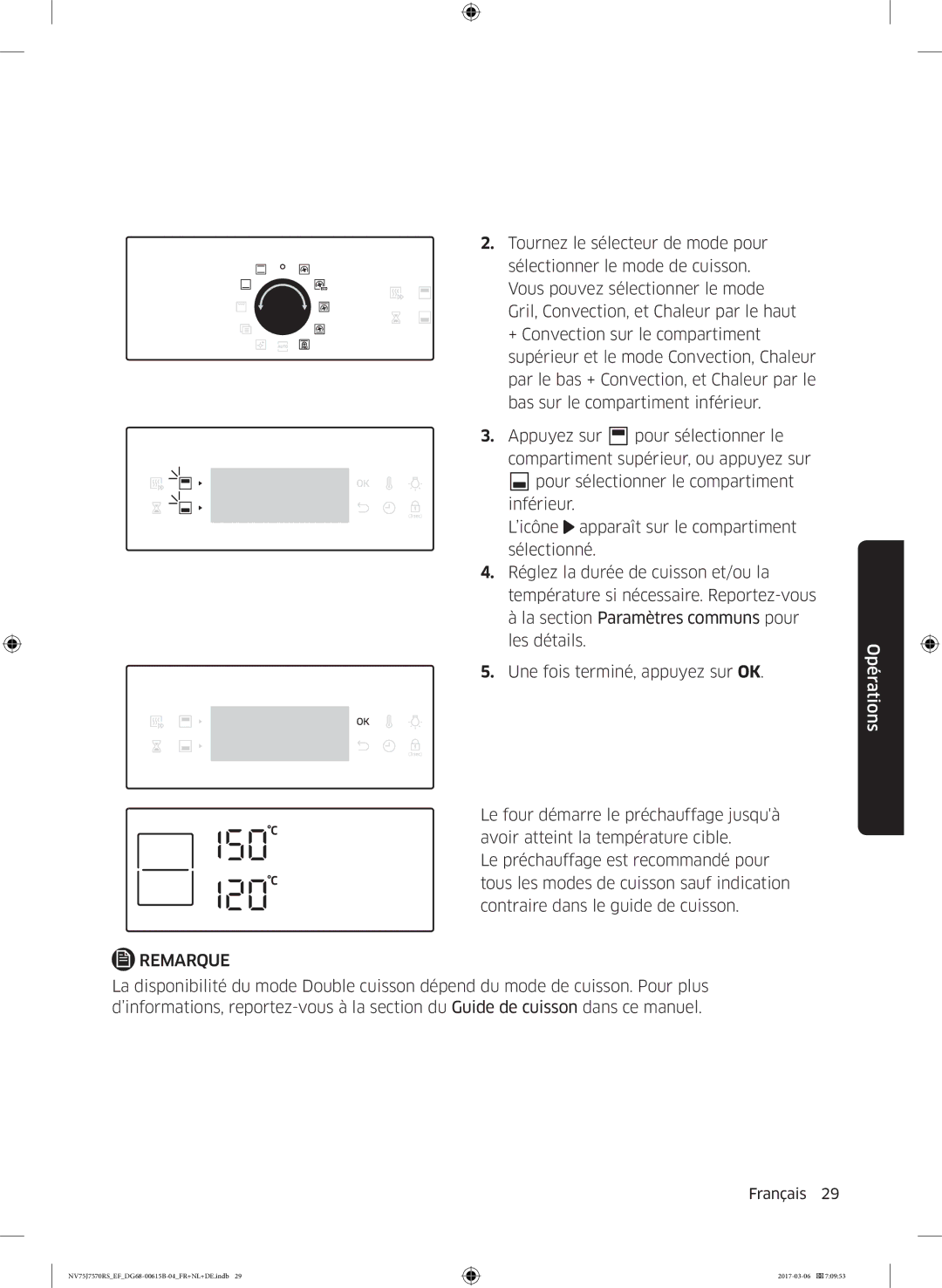 Samsung NV75J7570RS/EF manual Remarque 