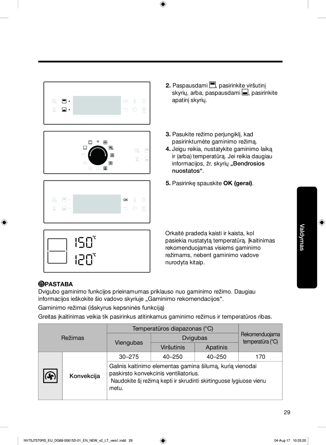 Samsung NV75J7570RS/EO manual Režimas Dvigubas 