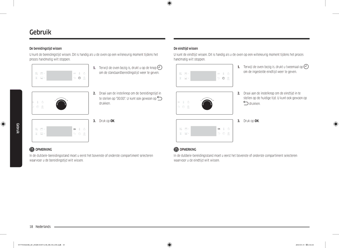 Samsung NV75N5641RS/EF manual Gebruik 