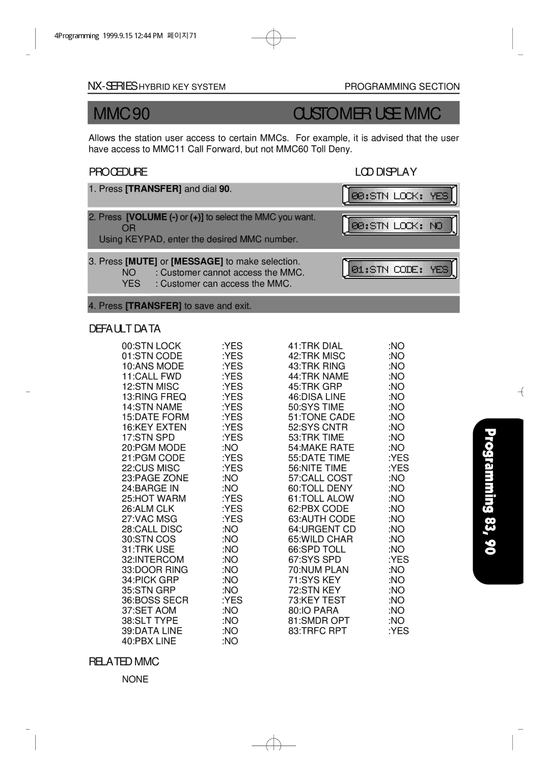 Samsung NX-308 technical manual Customer USE MMC 