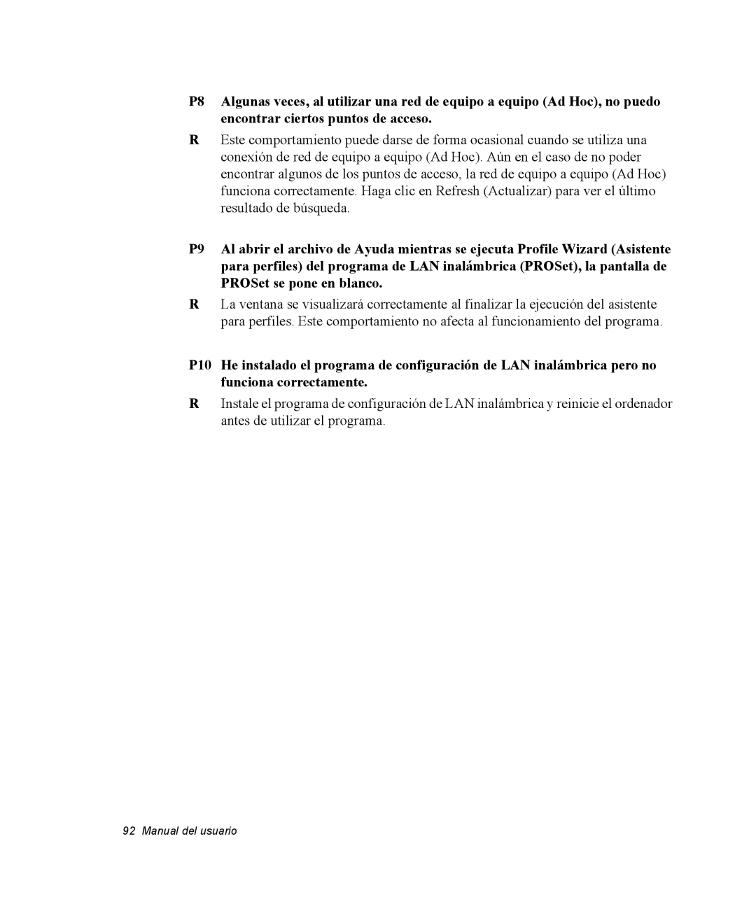 Samsung NX05RH80CJ/SES, NX05RH0AAJ/SES, NX05PRC003/SES, NX05CH4PD4/SES, NX05CH54BC/SES, NX05RH48EW/SES manual Manual del usuario 