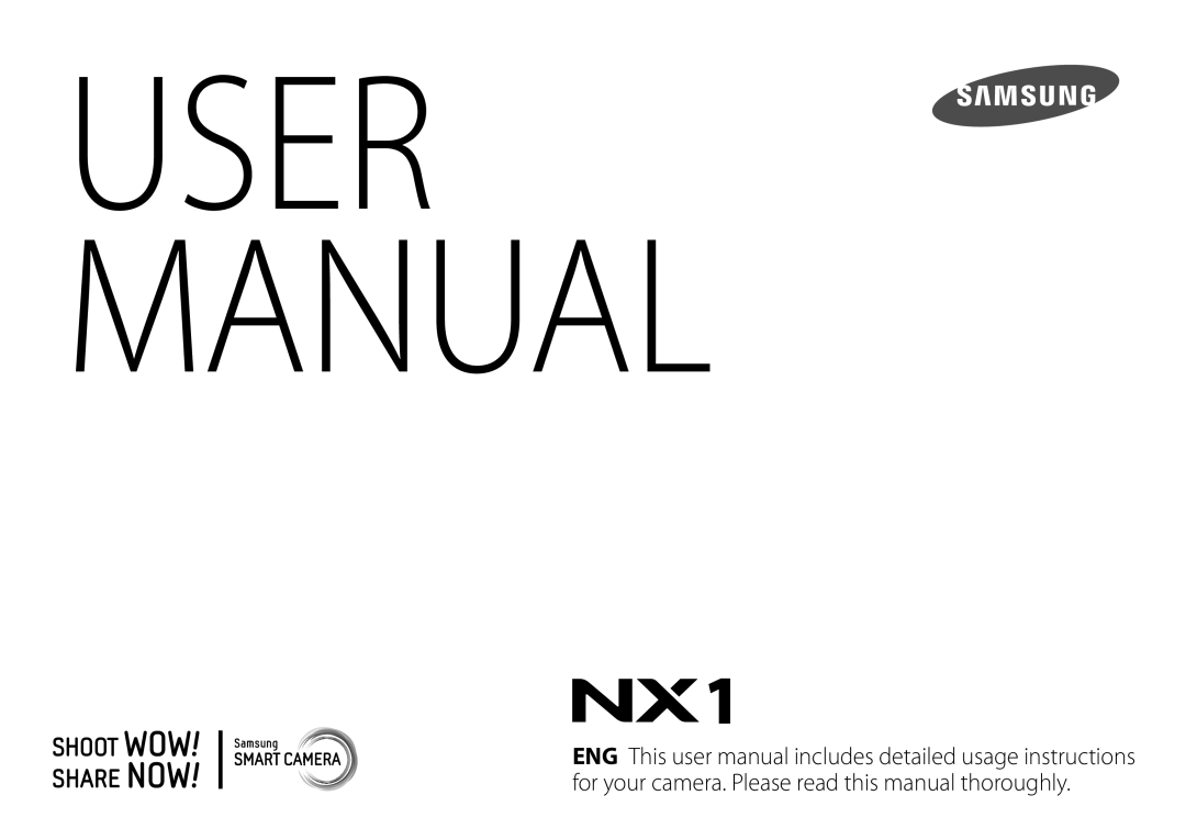 Samsung NX1 user manual 