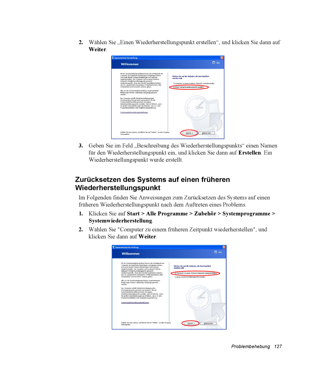 Samsung NX15PRTV01/SCH manual Problembehebung 