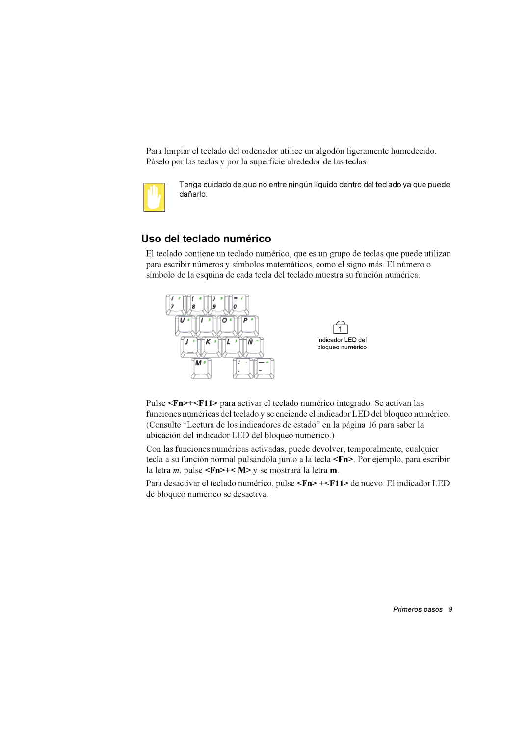 Samsung NX30PRC001/SES, NX30RH1PDU/SES, NX30PRC000/SES manual Uso del teclado numérico 