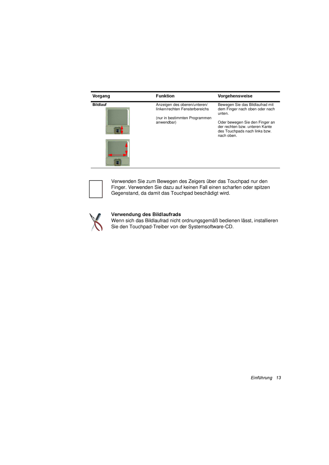 Samsung NX30TP5CGA/SEG, NX30RP13GW/SEG, NX30RP0ZXY/SEG, NX30PRT000/SEG, NX30PRT001/SEG manual Verwendung des Bildlaufrads 