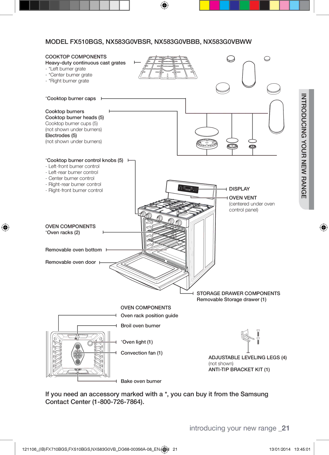 Samsung user manual Model FX510BGS, NX583G0VBSR, NX583G0VBBB, NX583G0VBWW, Werang young duciort 