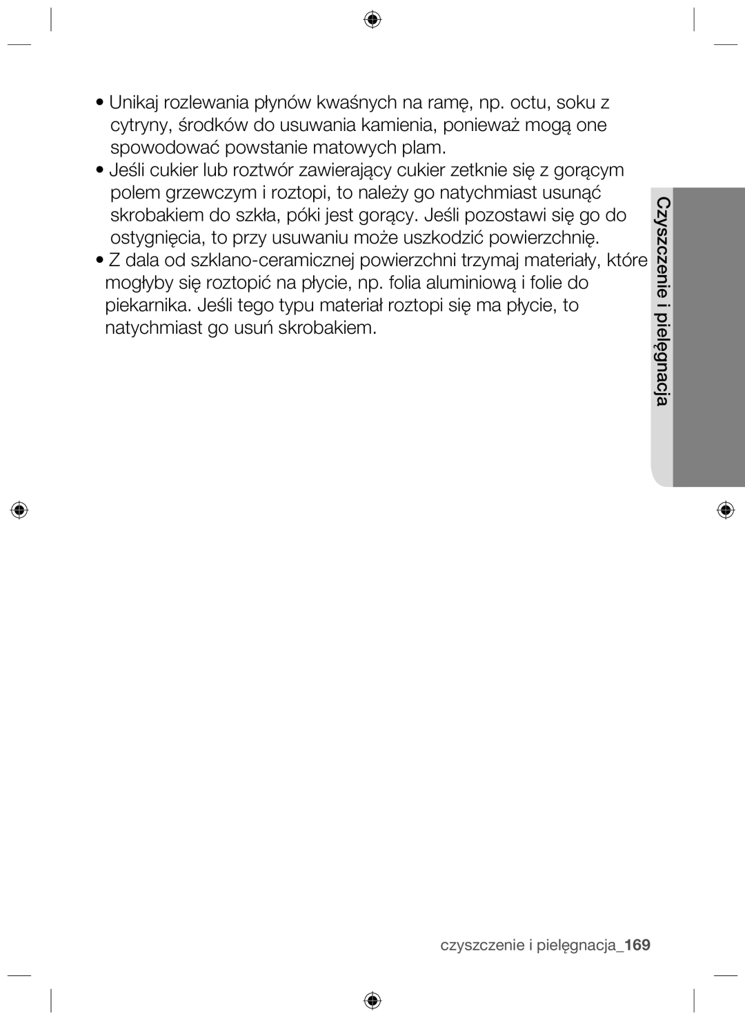 Samsung NZ63F3NM1AB/UR manual Czyszczenie i pielęgnacja 