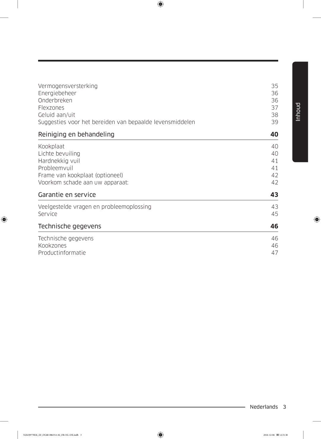 Samsung NZ63J9770EK/EF manual Garantie en service 