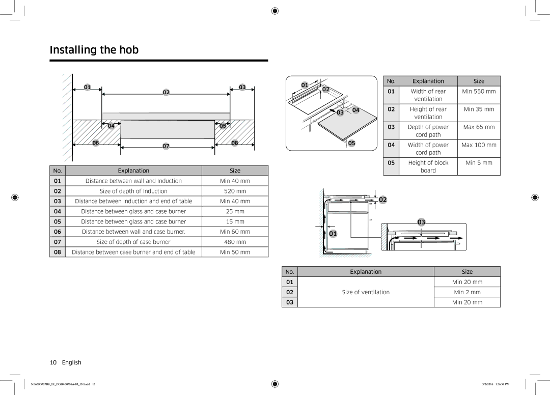 Samsung NZ63K5727BK/EF manual Hob 