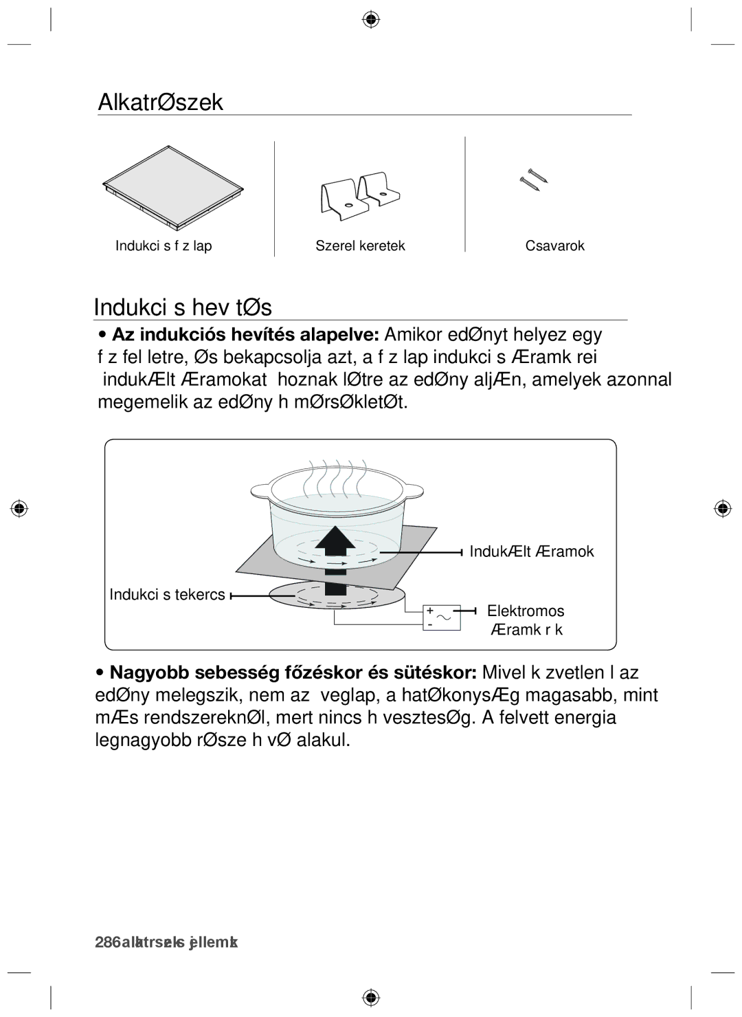 Samsung NZ64F3NM1AB/UR manual Alkatrészek 