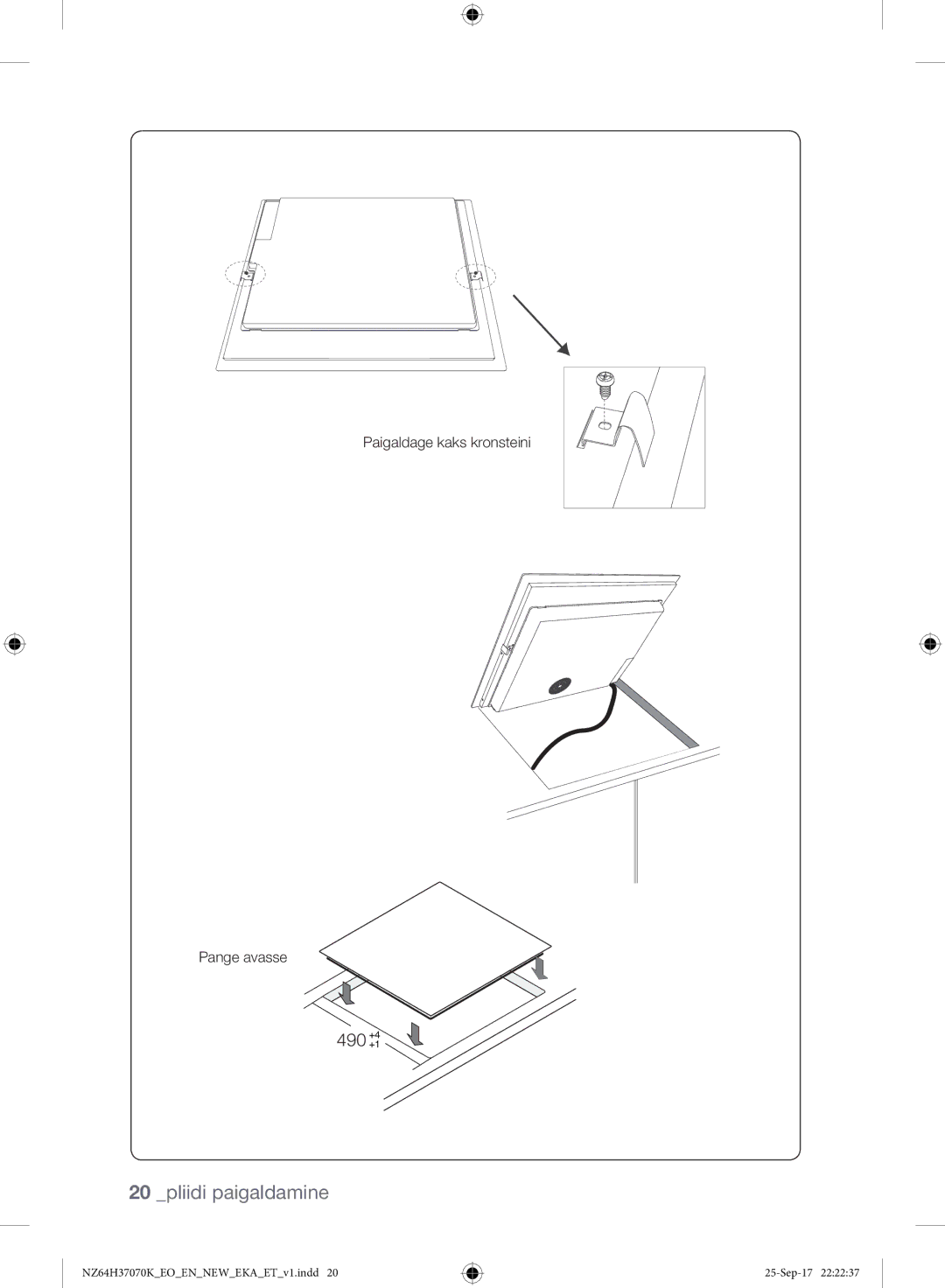 Samsung NZ64H37075K/EO manual 490 +4+1 