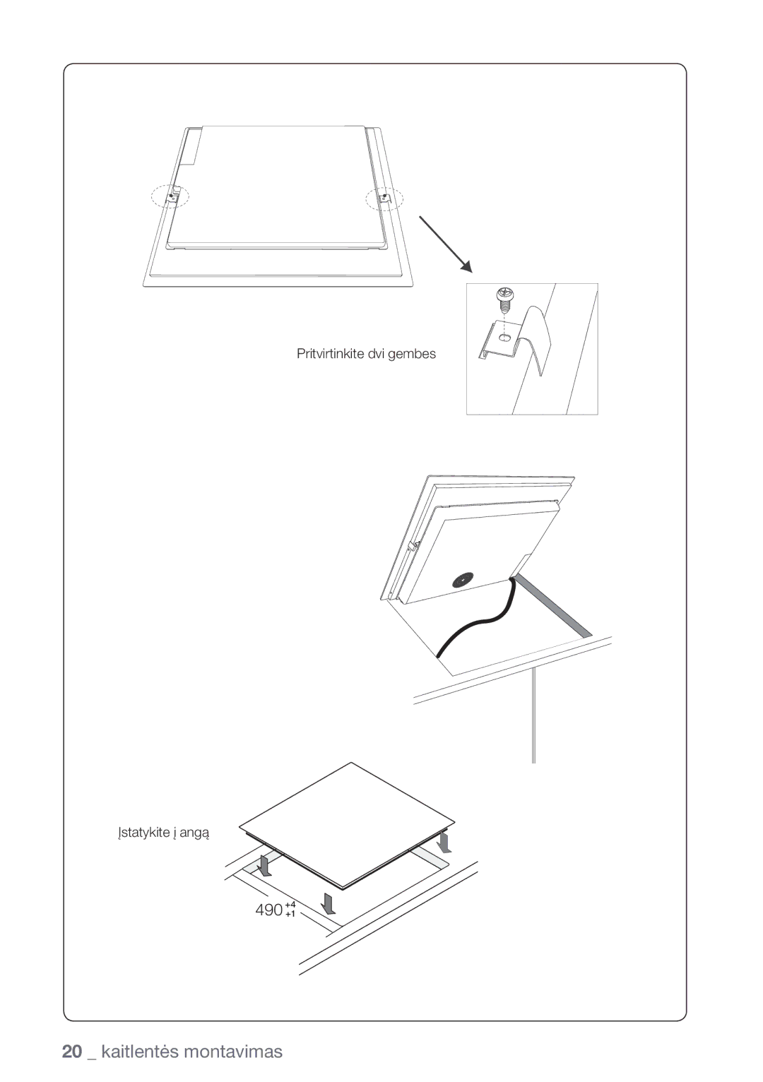 Samsung NZ64H37075K/EO manual 490 +4+1 