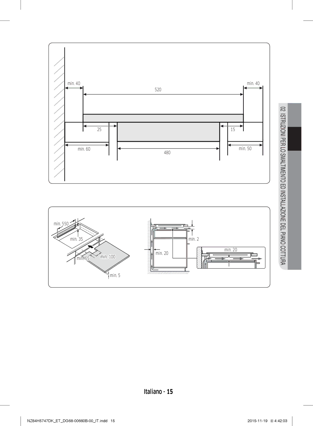 Samsung NZ64H5747DK/ET manual 520 