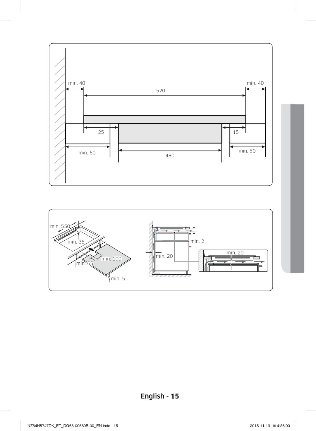 Samsung NZ64H5747DK/ET manual Instructions 