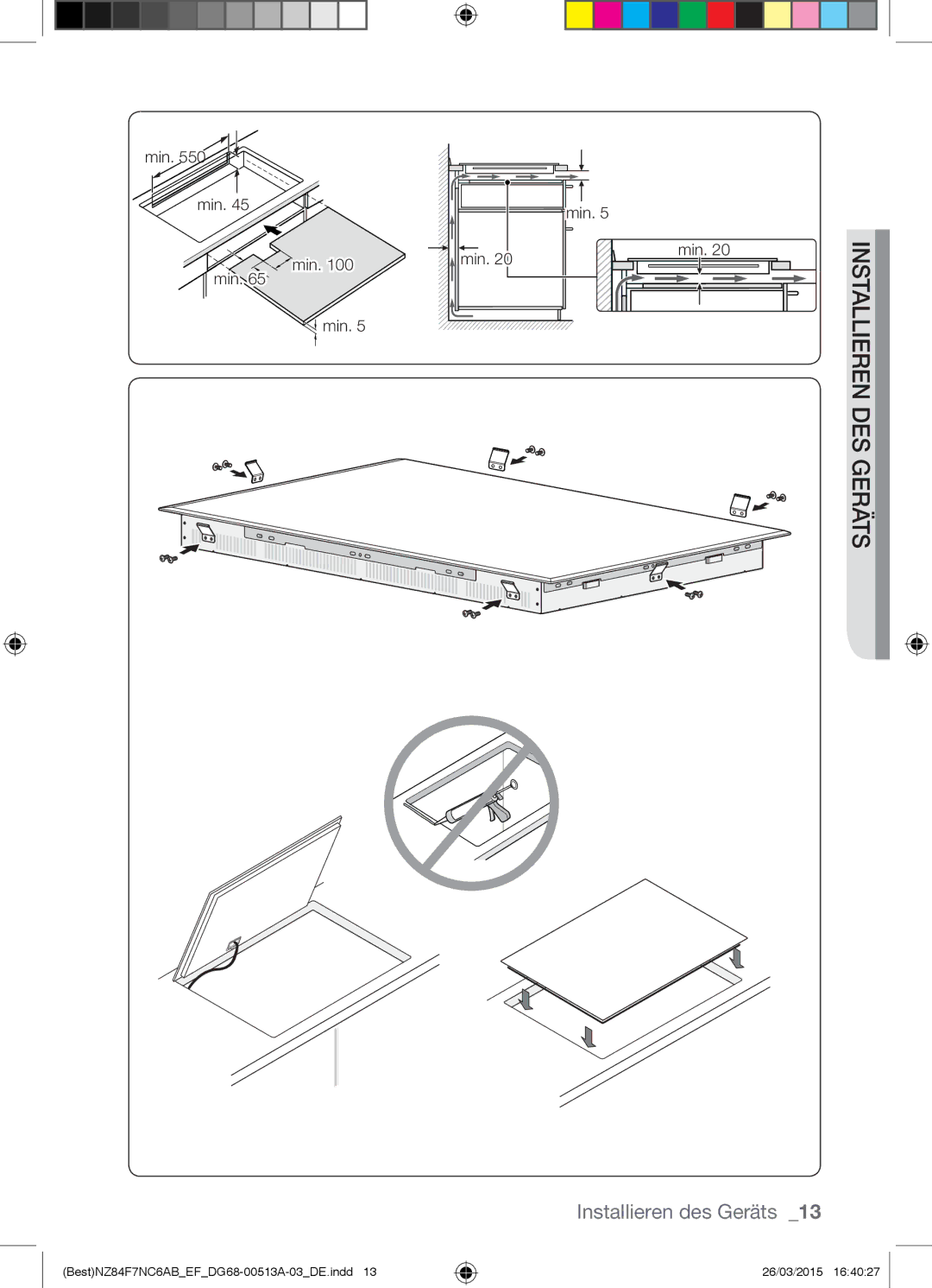 Samsung NZ84F7NC6AB/EF manual Gerätsdes 