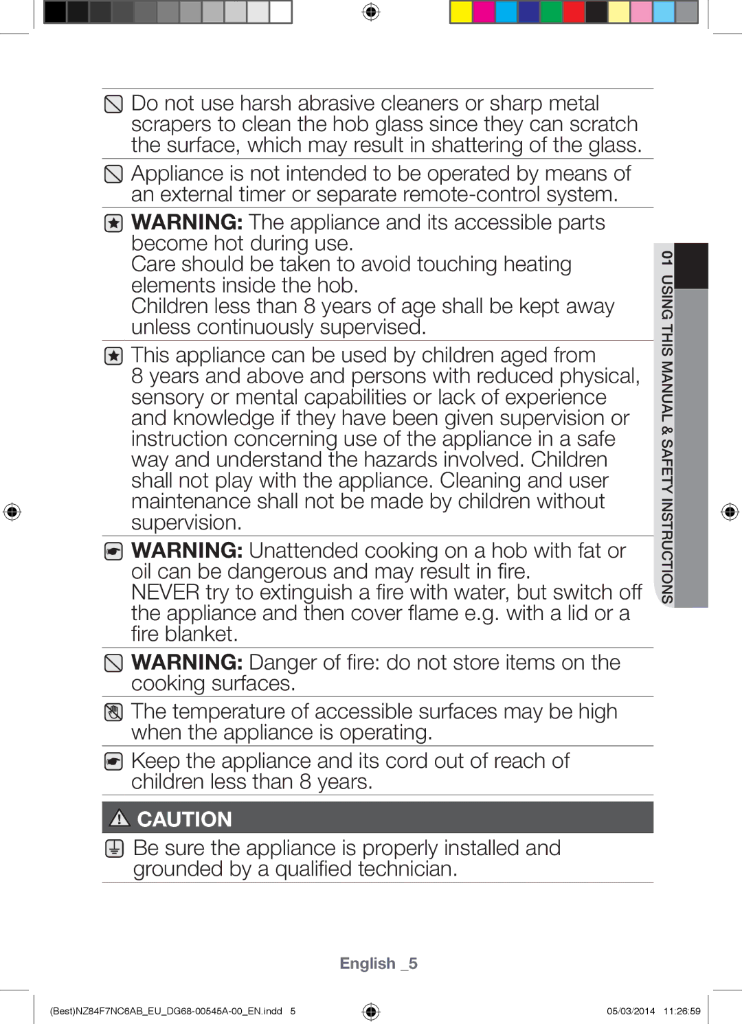 Samsung NZ84F7NC6AB/EU manual English 