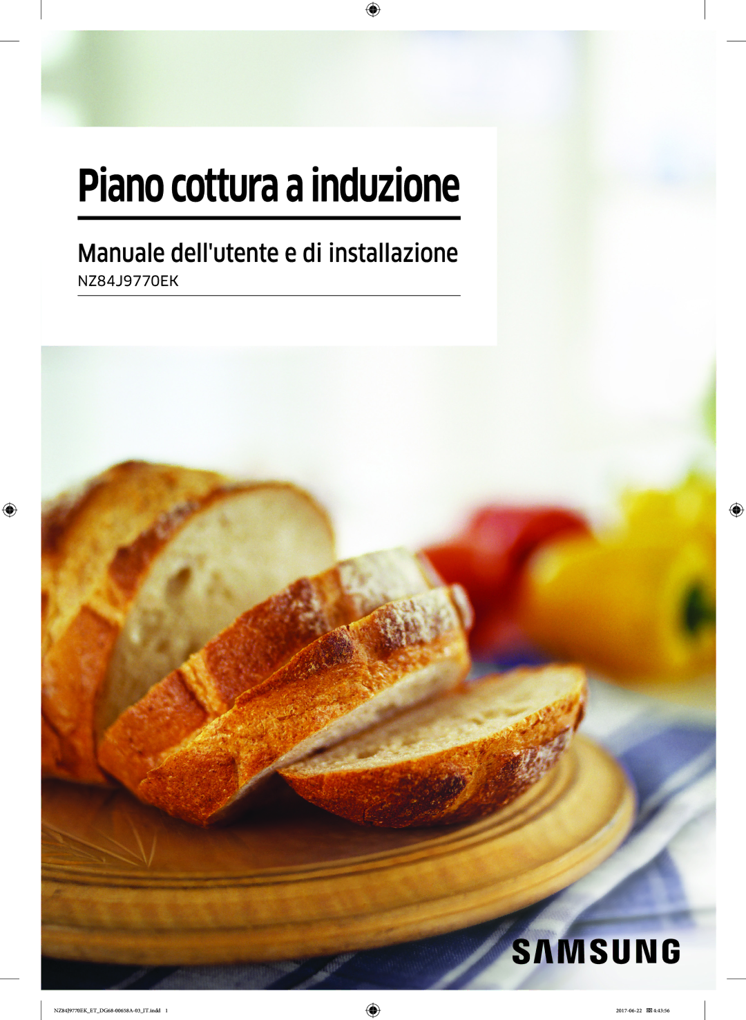 Samsung NZ84J9770EK/ET manual Piano cottura a induzione 