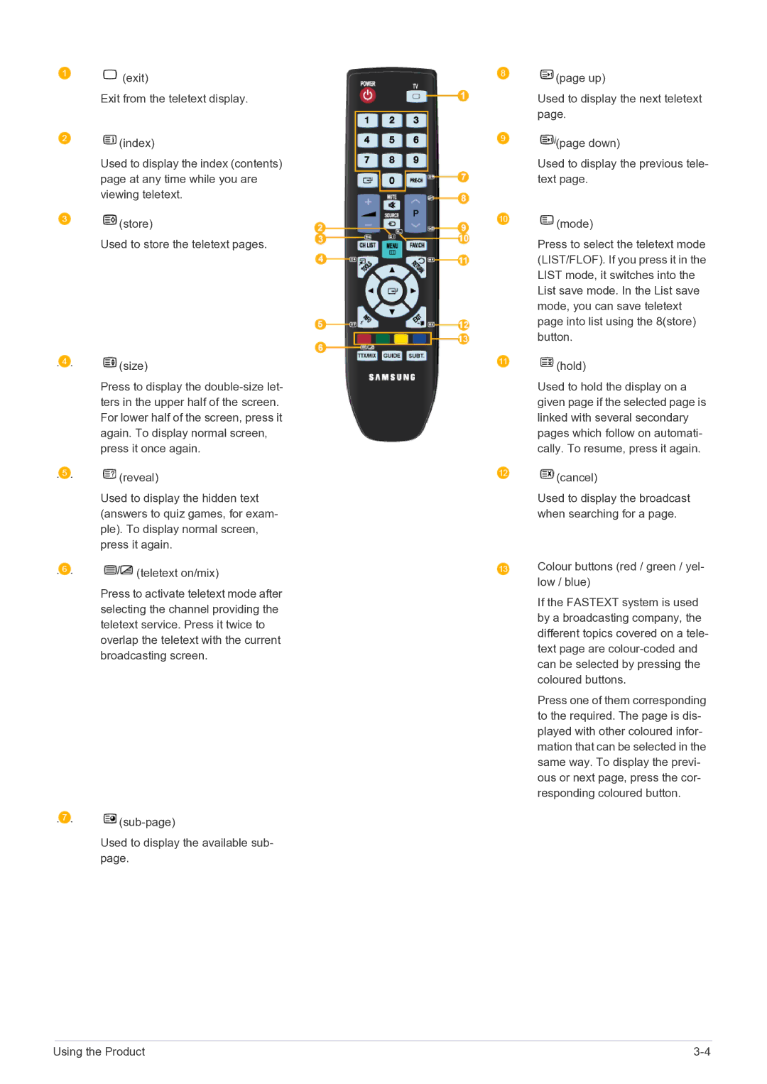 Samsung P2270HD, P2370HD user manual Using the Product 