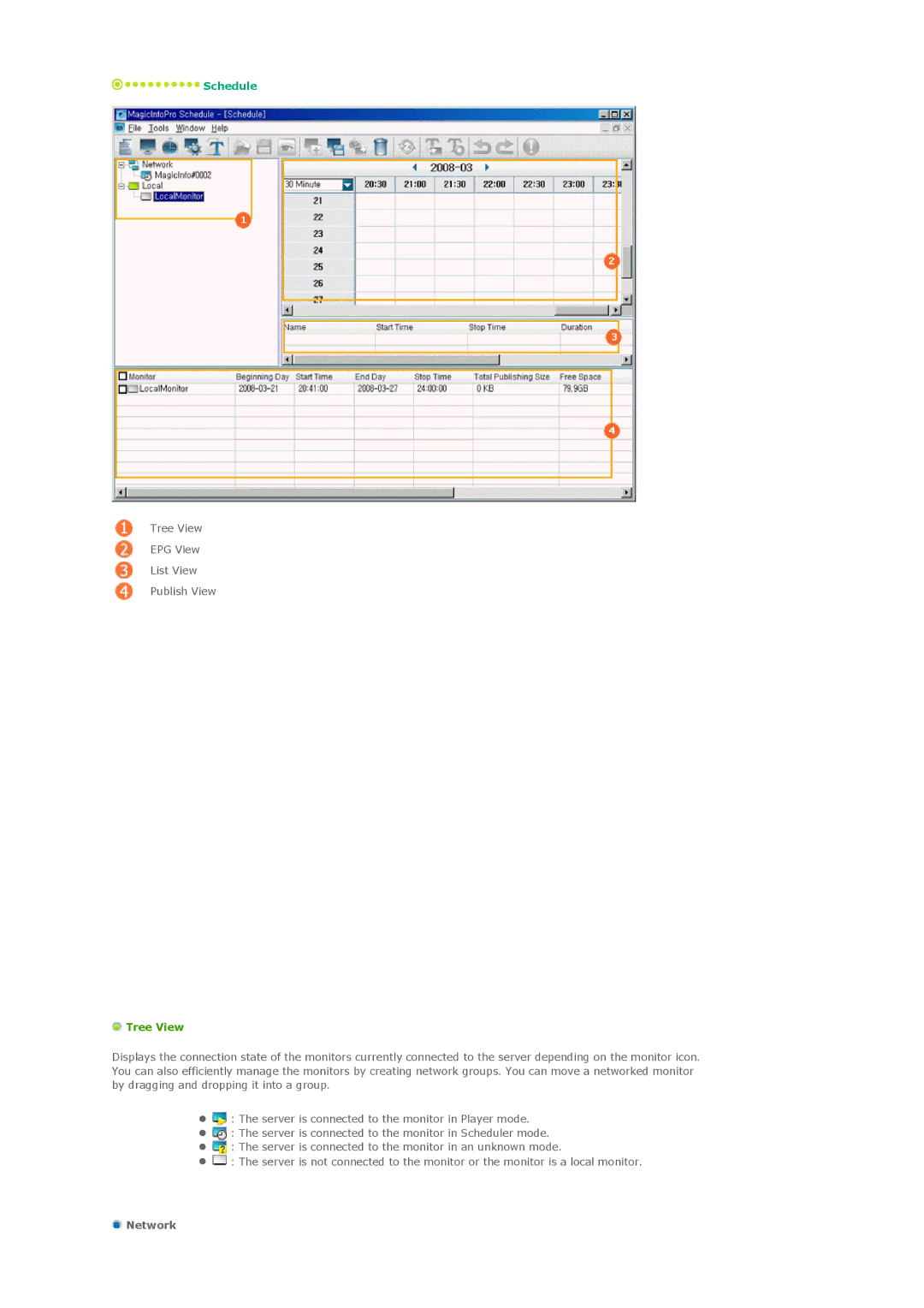 Samsung P50HN, P42HN user manual Tree View, Network 