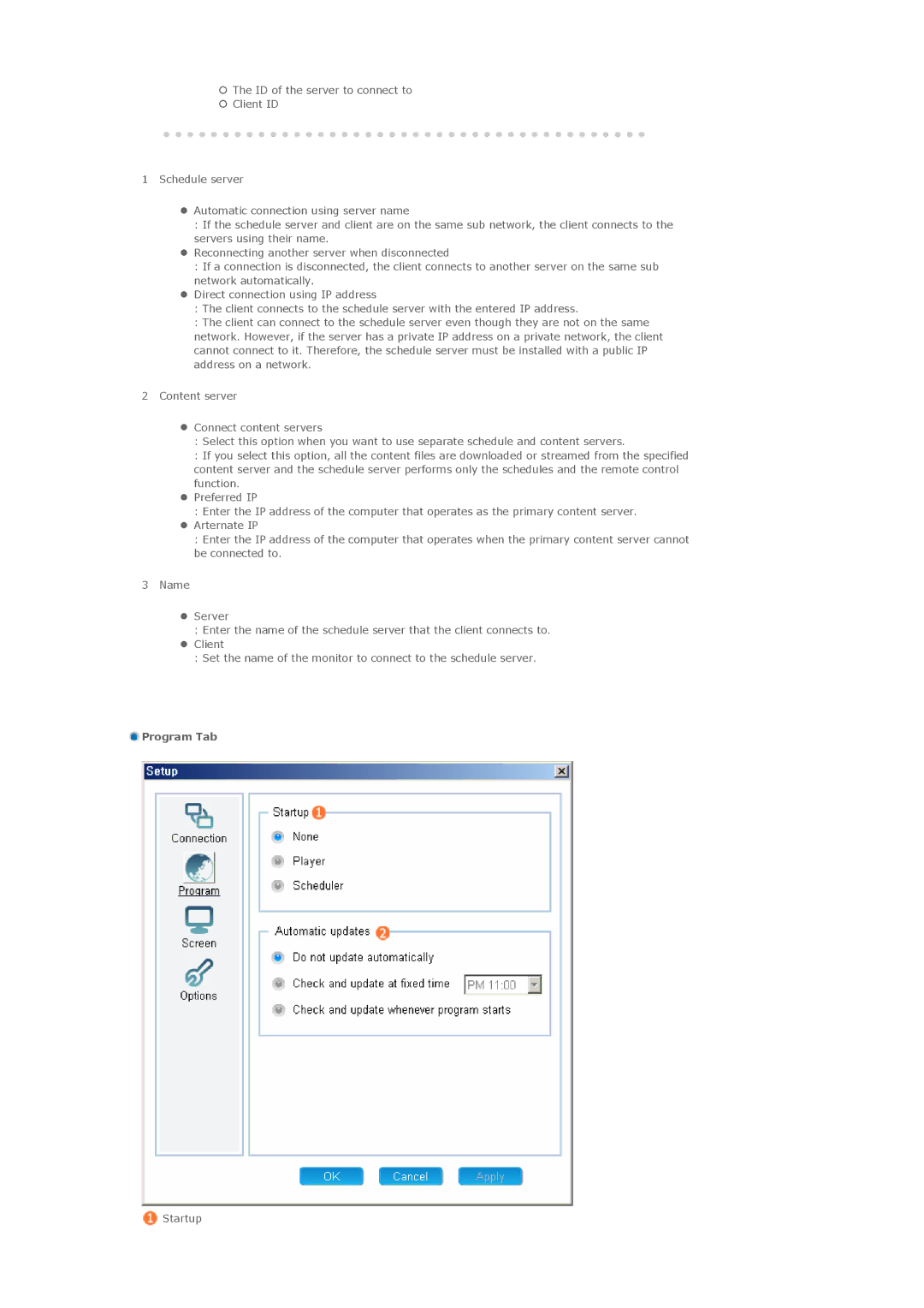 Samsung P50HN, P42HN user manual Program Tab 