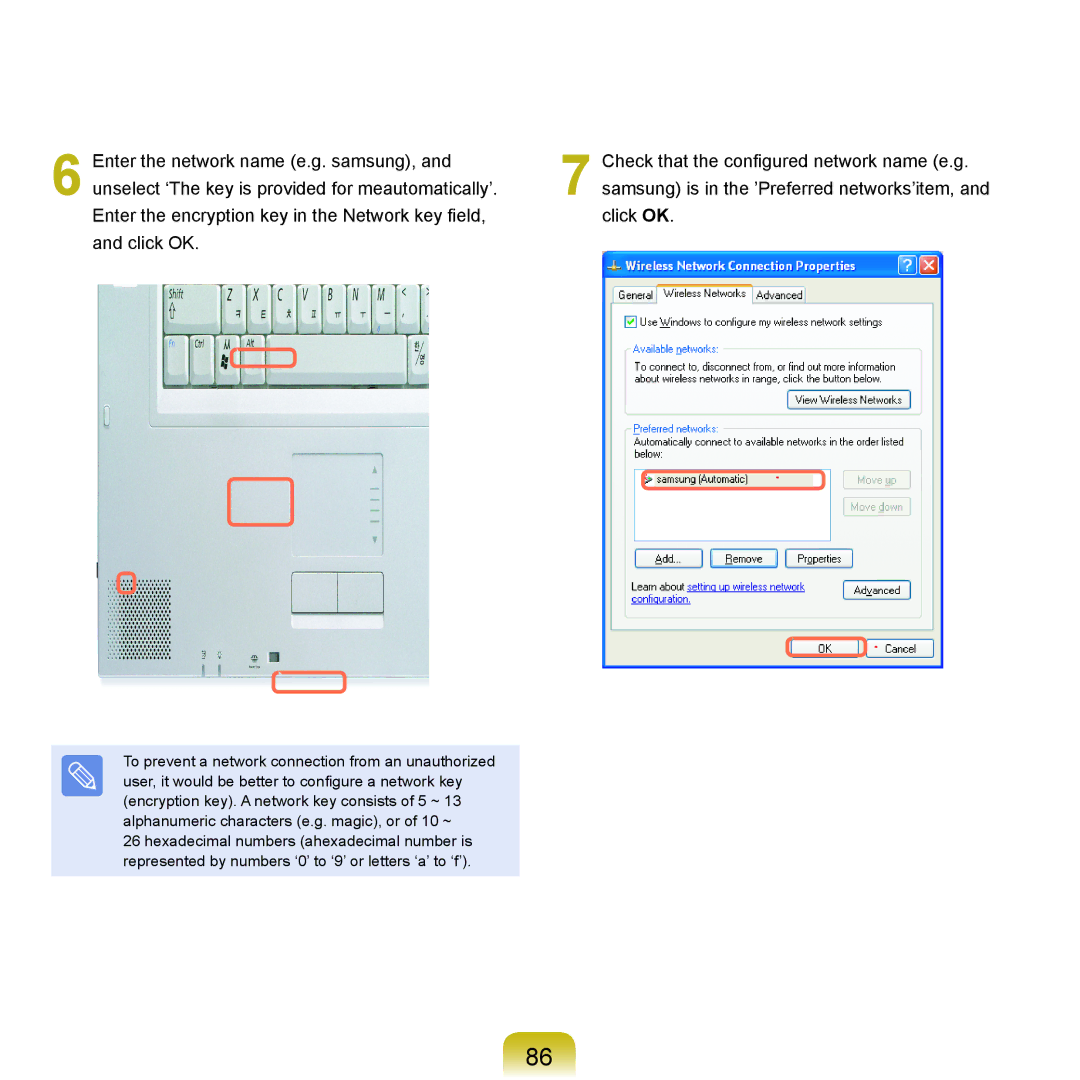 Samsung P55 manual 