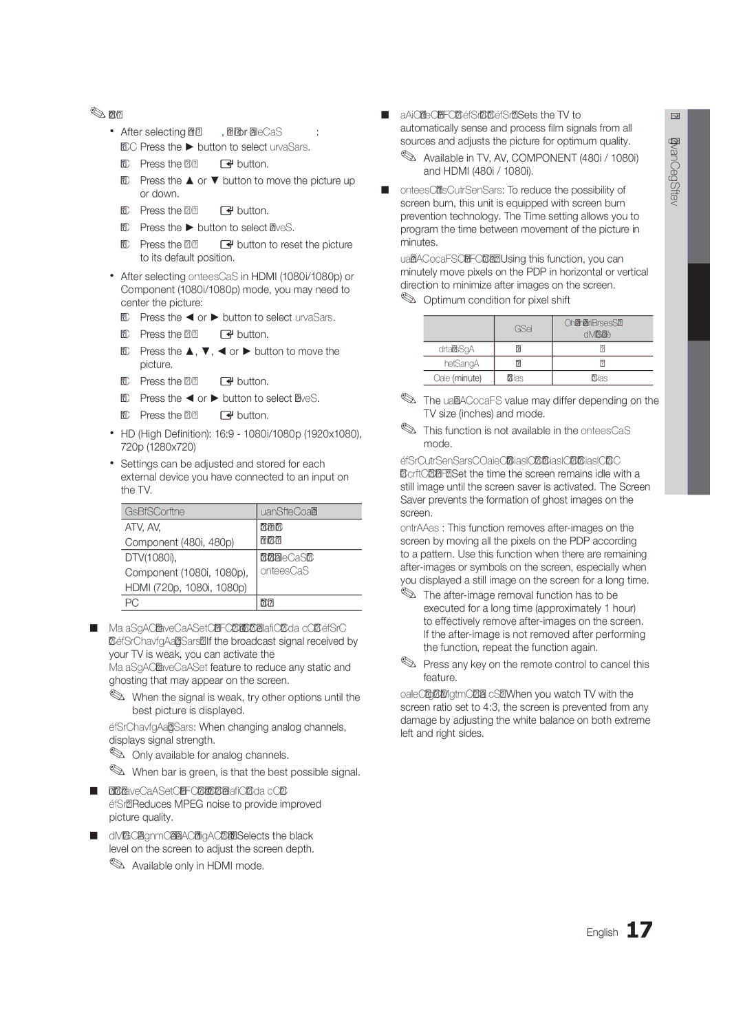 Samsung PC490-ZC user manual 169, Zoom1, Component 480i, 480p Zoom2 DTV1080i 169, 43, Wide Fit, Screen Fit 