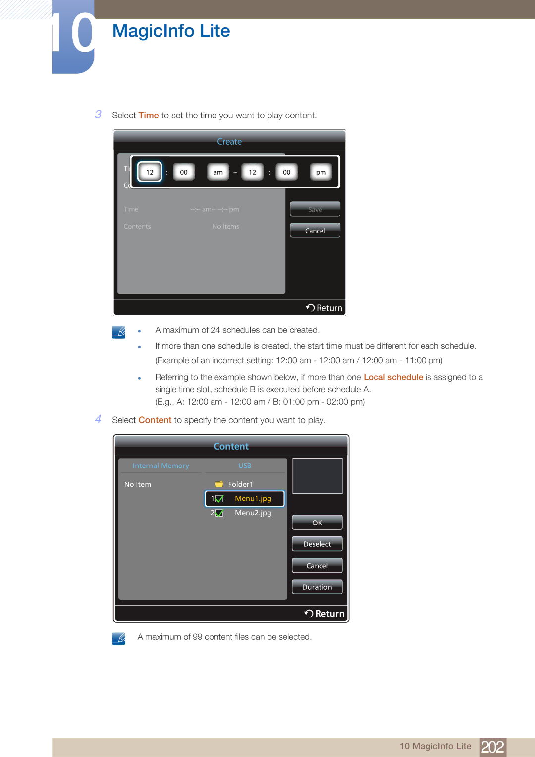 Samsung PE40C user manual Content 