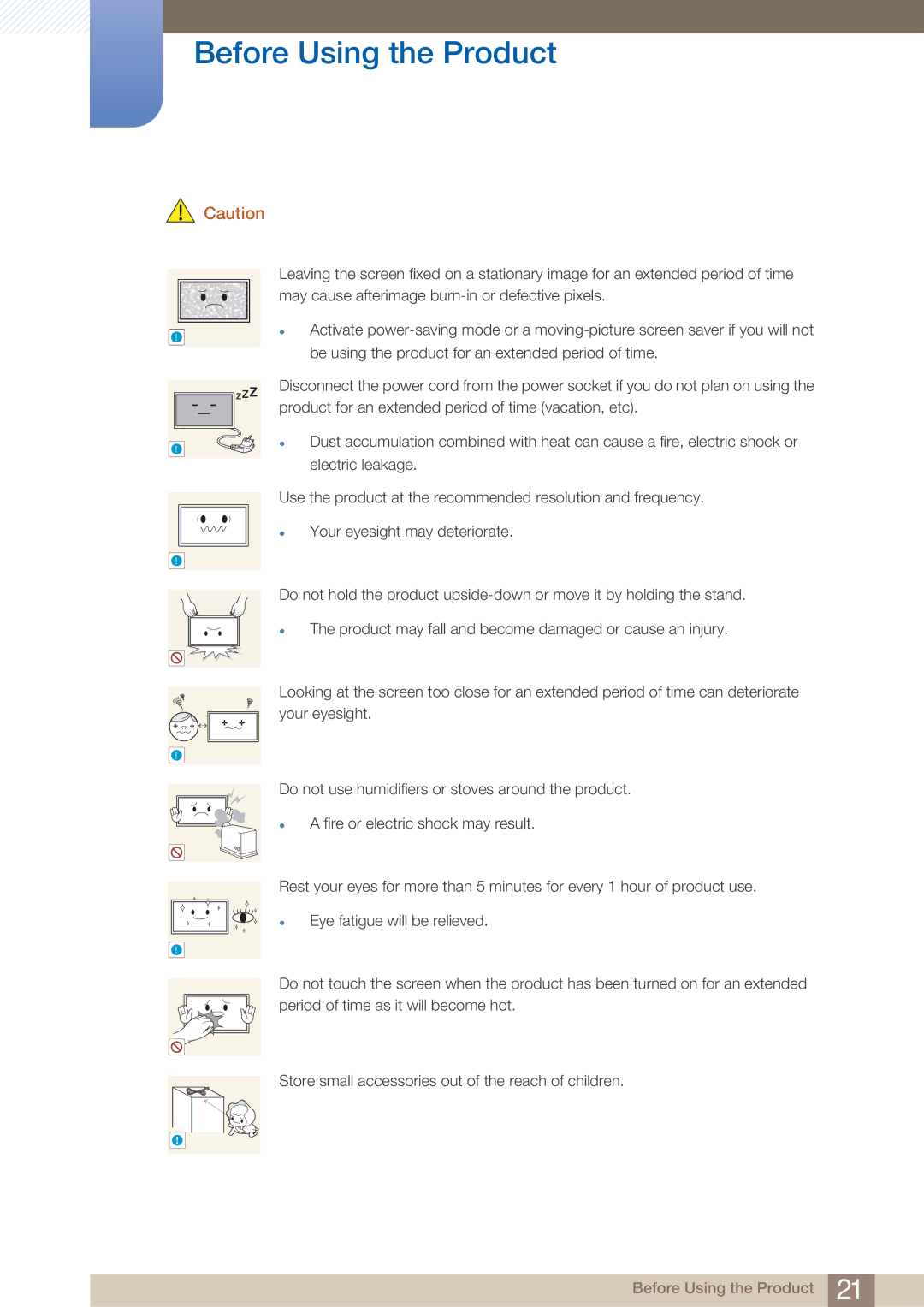 Samsung PE40C user manual Before Using the Product 