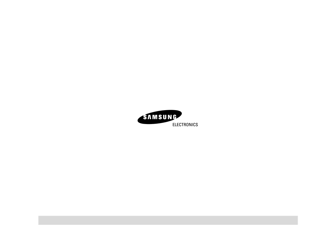 Samsung PG113U-S/XEH manual 