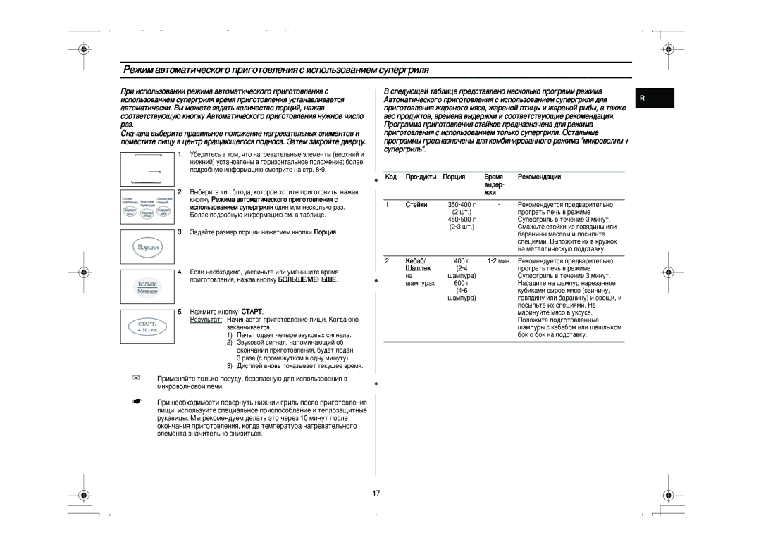 Samsung PG831R-D/BWT manual ÄÓ‰ Ó-‰ÛÍÚ˚ ÈÓˆËﬂ ÂÏﬂ ÊÂÍÓÏÂÌ‰‡ˆËË ‚˚‰Â, Êíë, Ëúâèíë, Äâ·‡·, ‡¯Î˚Í 