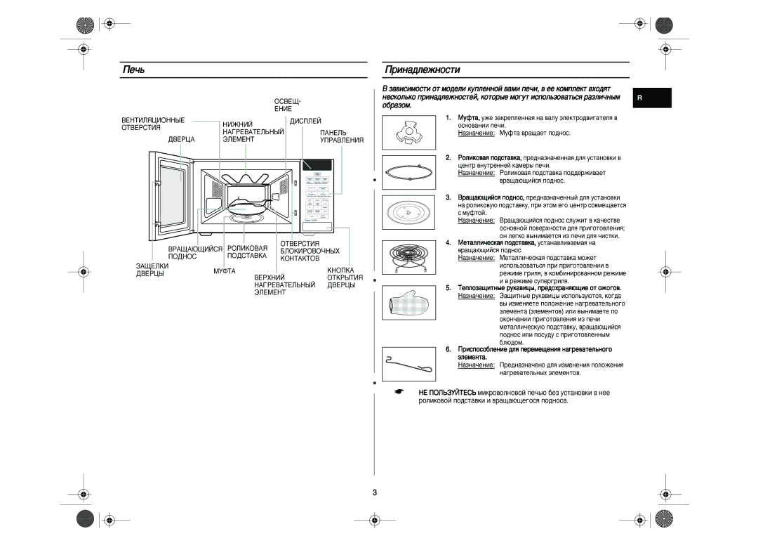 Samsung PG832R-S/SBW, PG832R/BWT manual Èâ˜¸, Ëì‡‰Îâêìóòúë, ·‡Áóï, ËÒÔÓÒÓ·ÎÂÌËÂ ‰Îﬂ ÔÂÂÏÂ˘ÂÌËﬂ Ì‡„Â‚‡ÚÂÎ¸ÌÓ„Ó, ˝Îâïâìú‡ 