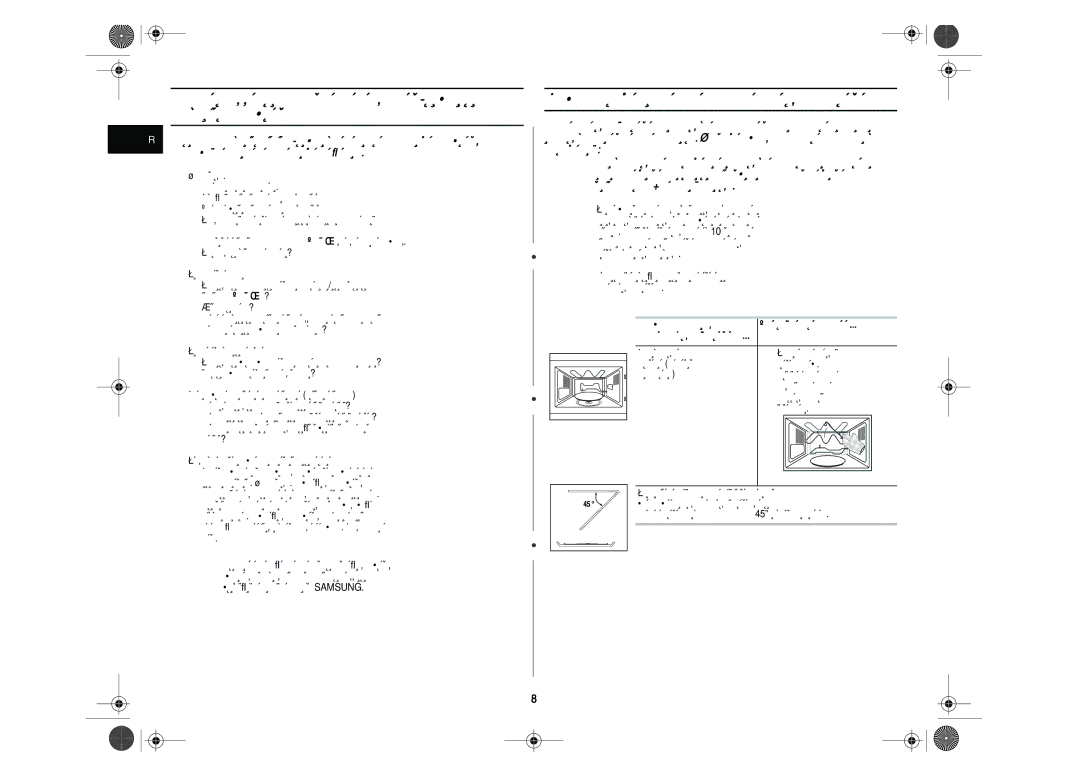 Samsung PG832R-S/SBW, PG832R/BWT ˚·Ó ÔÓÎÓÊÂÌËﬂ ‚ÂıÌÂ„Ó Ì‡„Â‚‡ÚÂÎ¸ÌÓ„Ó ˝ÎÂÏÂÌÚ‡, Ôóîóêâìëè, ÏËÍÓ‚ÓÎÌ˚ + ‚ÂıÌËÈ „ËÎ¸ 