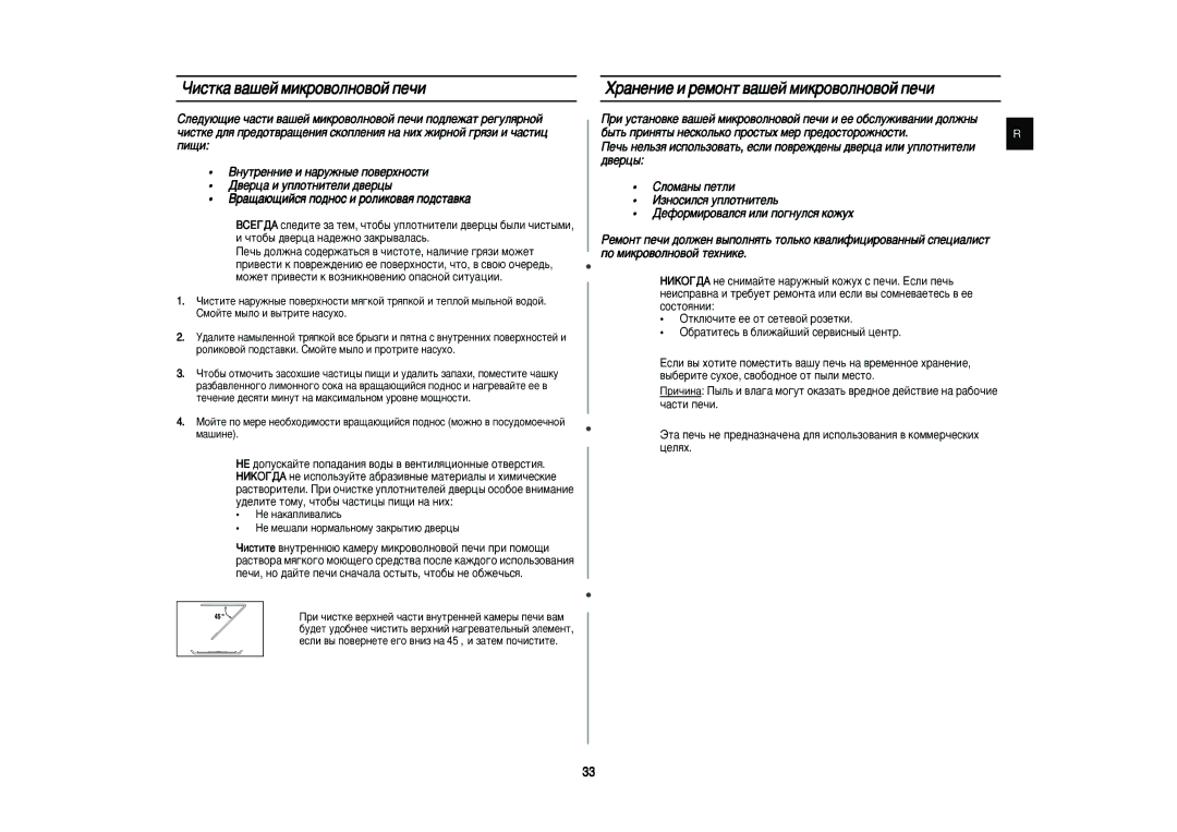 Samsung PG83R/BWT manual Óëòúí‡ ‚‡¯Âè Ïëíó‚Óîìó‚Óè Ôâ˜Ë, ‡Ìâìëâ Ë Âïóìú ‚‡¯Âè Ïëíó‚Óîìó‚Óè Ôâ˜Ë, ‰‚Âˆ˚ 