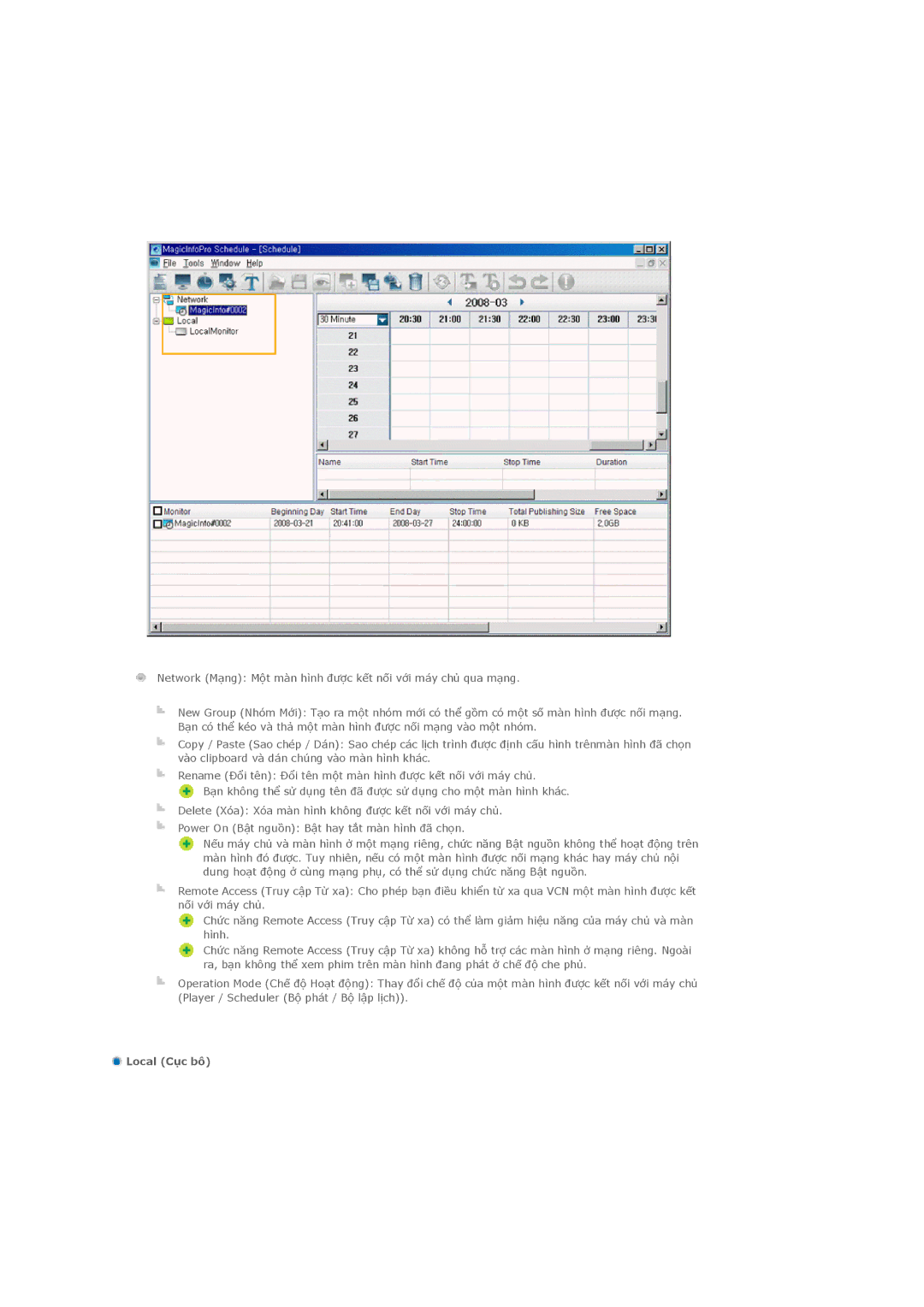 Samsung PH42KLPLBC/XV manual Local Cục bô 