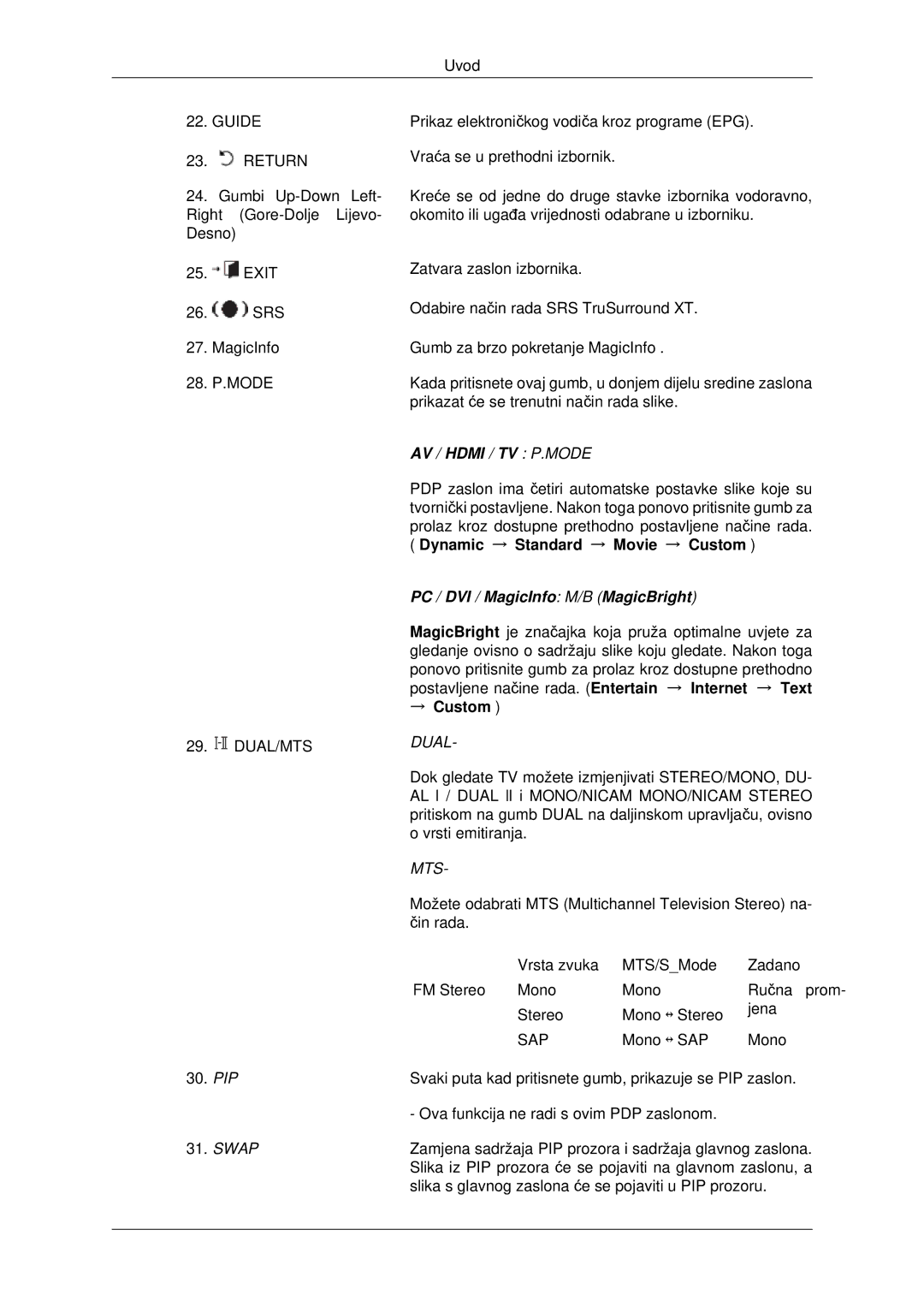 Samsung PH42KPPLBC/EN manual Guide Return, → Custom 