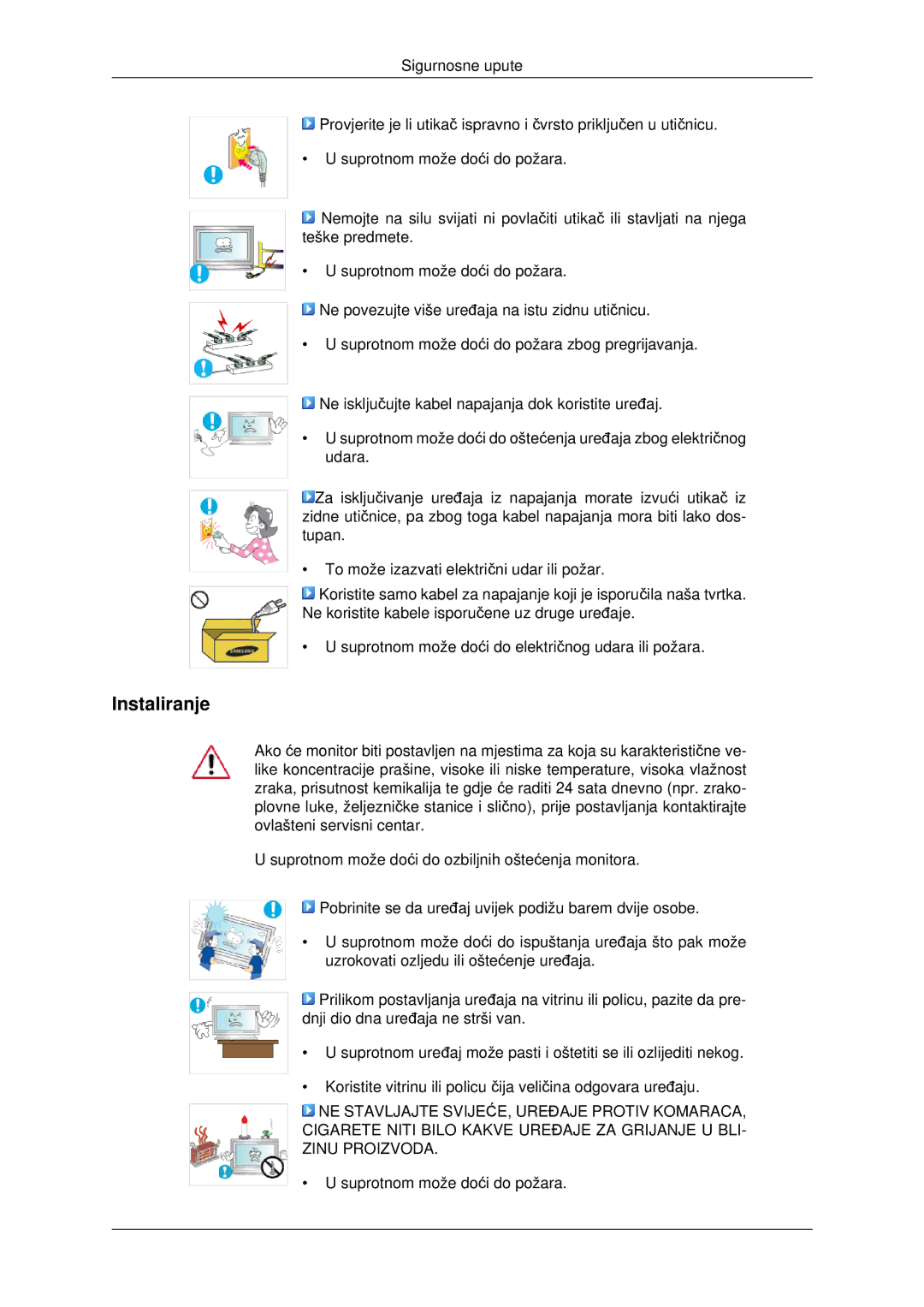 Samsung PH42KPPLBC/EN manual Instaliranje 