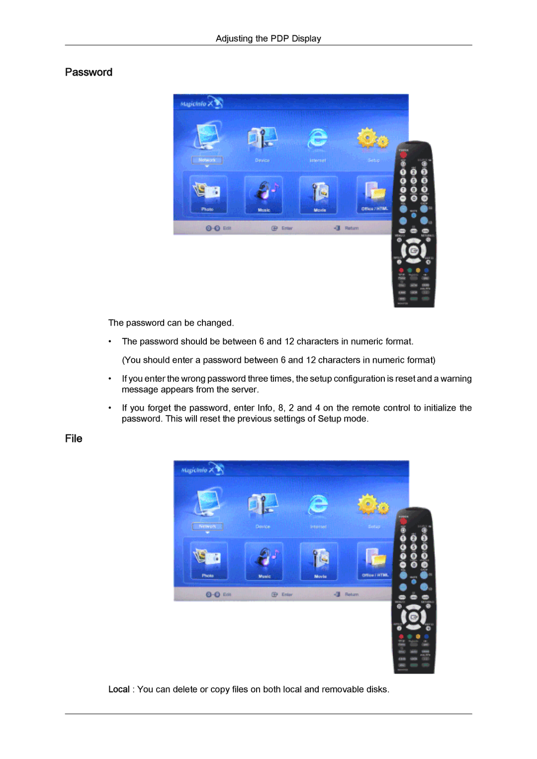 Samsung PH63KLFLBC/EN, PH50KLFLBC/EN, PH63KLZLBC/EN, PH63KLFLBC/ZA manual Password, File 