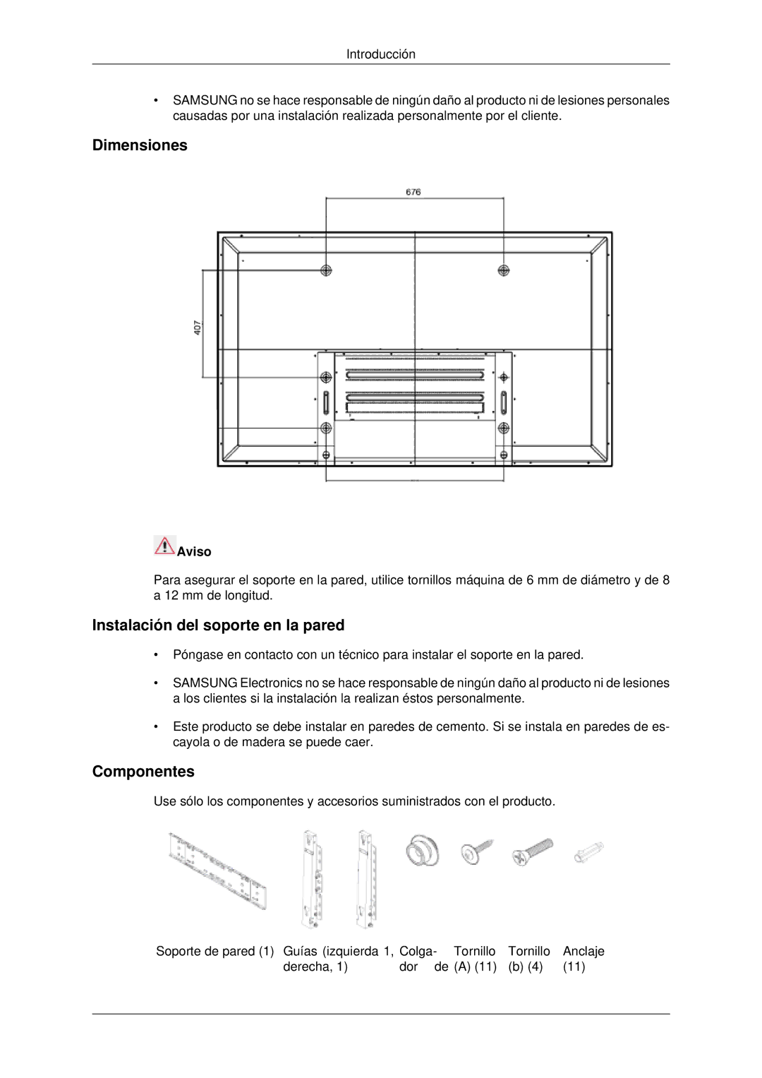 Samsung PH63KLZLBC/EN, PH50KLFLBC/EN, PH63KLFLBC/EN, PH63KLFLBC/ZA manual Dimensiones 