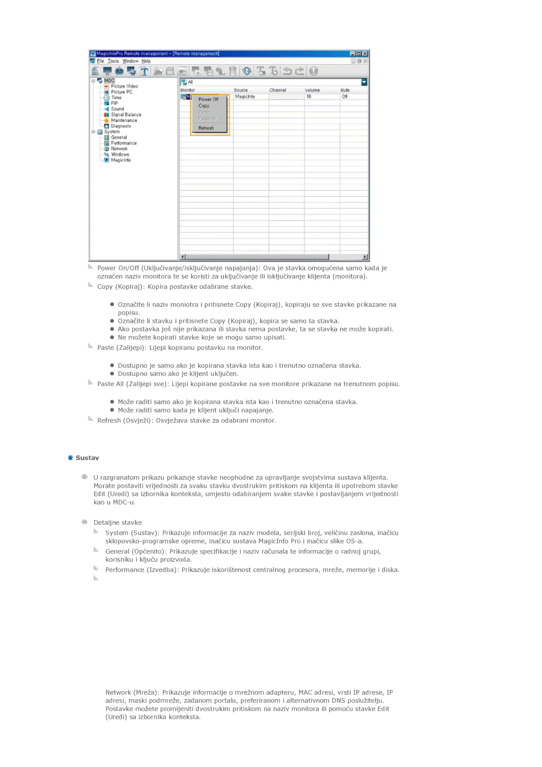 Samsung PH42KLPLBC/EN, PH50KLPLBC/EN manual Sustav 