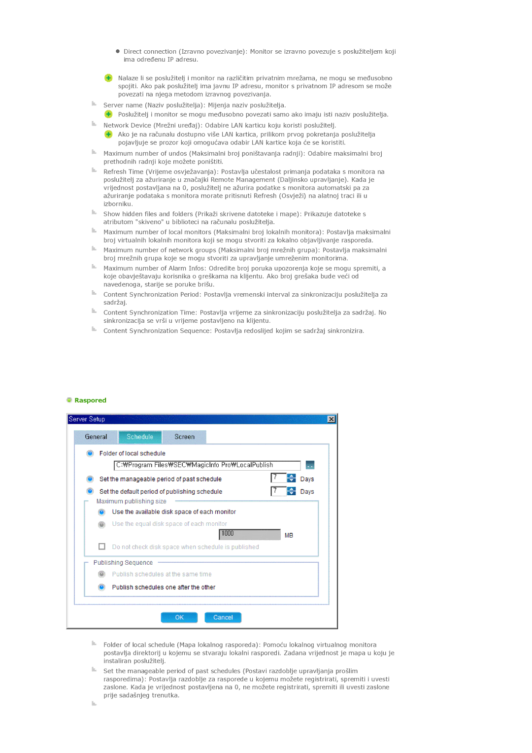 Samsung PH42KLPLBC/EN, PH50KLPLBC/EN manual Raspored 