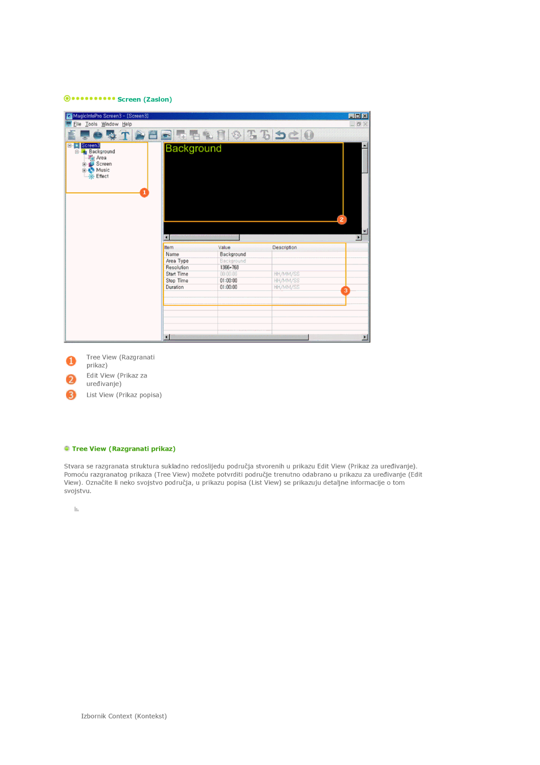 Samsung PH42KLPLBC/EN, PH50KLPLBC/EN manual Screen Zaslon 