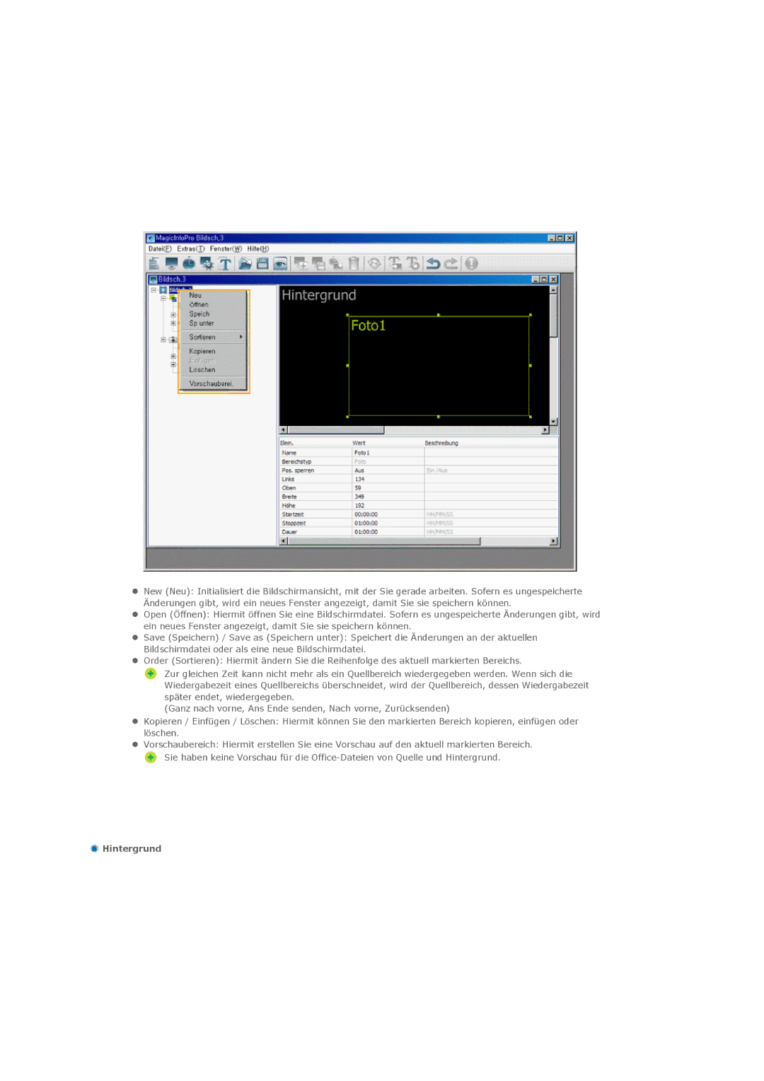 Samsung PH50KLPLBC/EN, PH42KLTLBC/EN, PH42KLPLBC/EN manual Hintergrund 