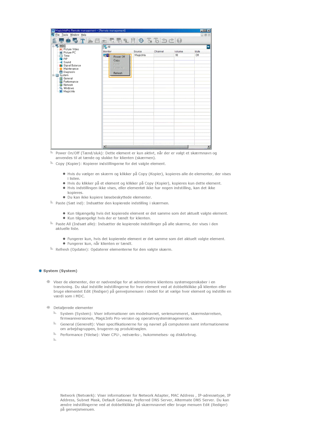 Samsung PH50KLPLBC/EN, PH50KLTLBC/EN, PH42KLPLBC/EN manual System System 