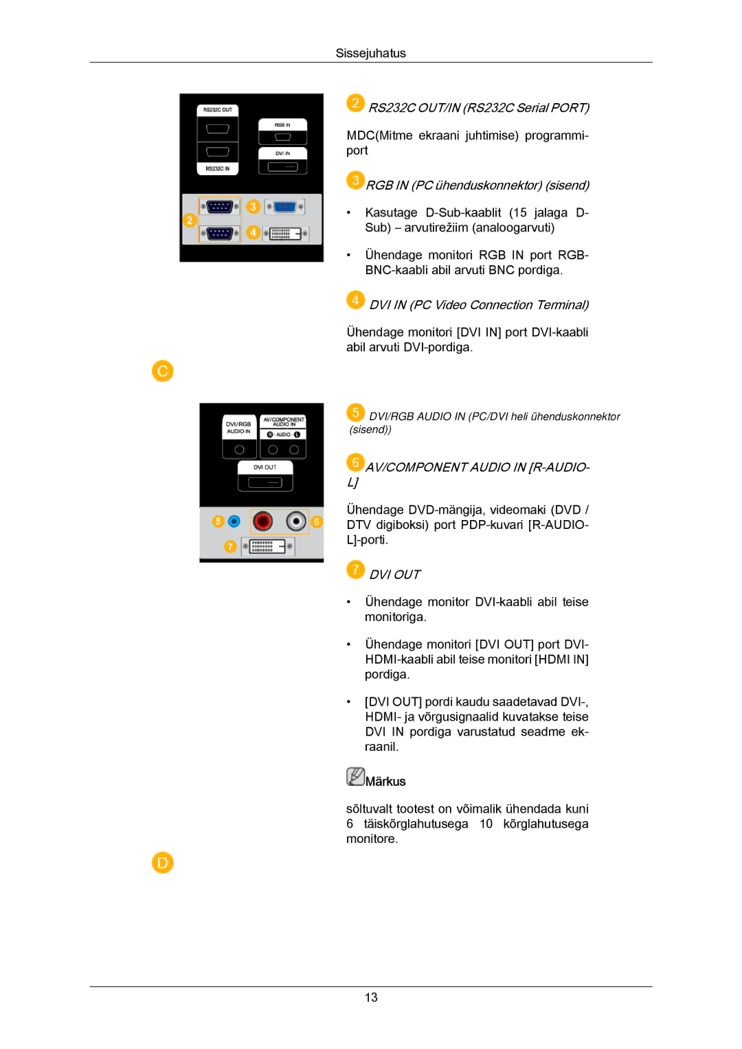 Samsung PH63KPFLBF/EN, PH50KPPLBF/EN manual AV/COMPONENT Audio in R-AUDIO 