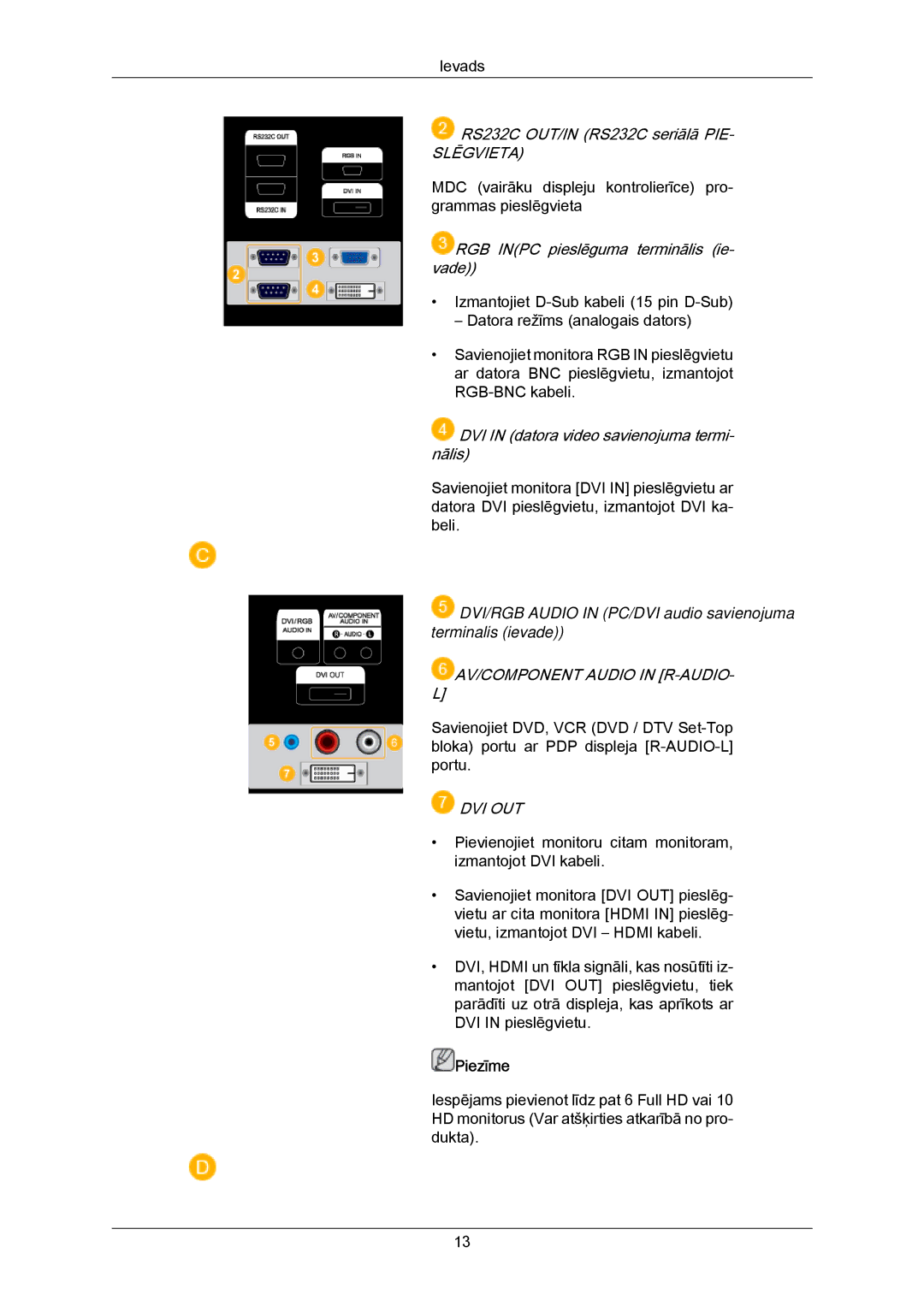 Samsung PH63KPFLBF/EN, PH50KPPLBF/EN manual AV/COMPONENT Audio in R-AUDIO 