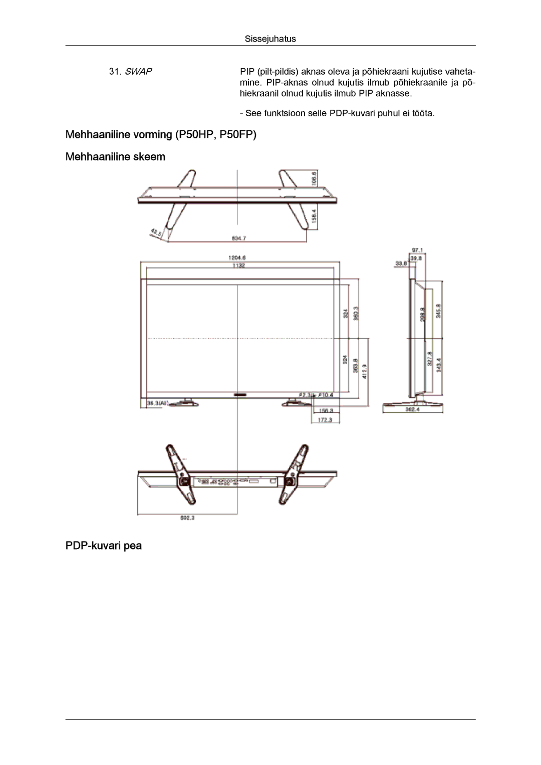 Samsung PH50KPPLBF/EN, PH63KPFLBF/EN manual 