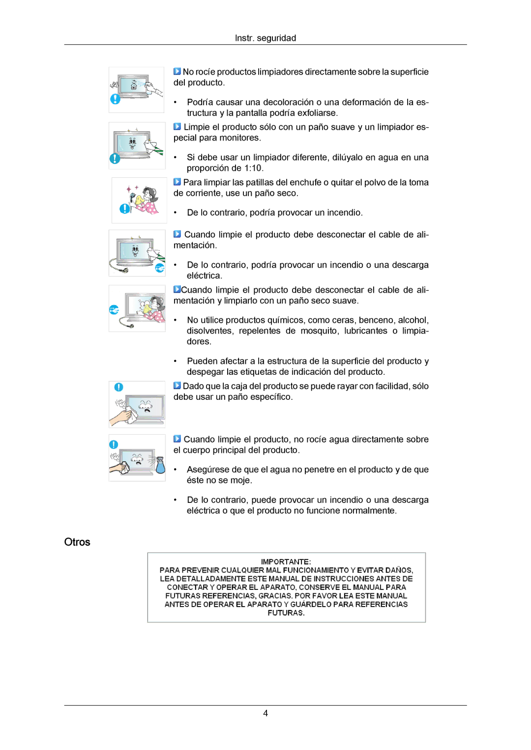 Samsung PH63KRFLBX/EN, PH63KPFLBF/EN, PH50KRPLBF/EN, PH50KPPLBF/EN, PH63KRFLBF/EN manual Otros 