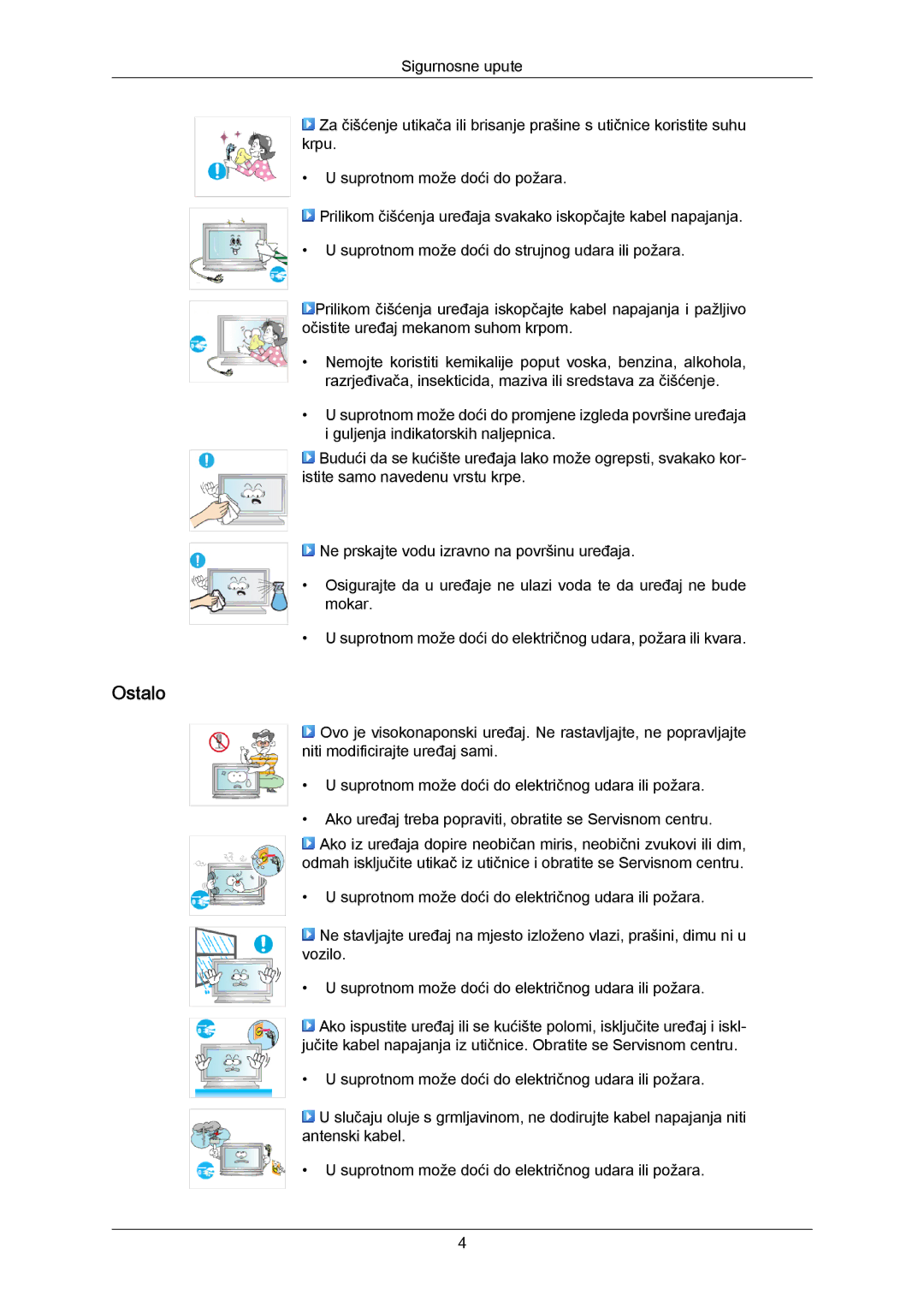 Samsung PH63KPFLBF/EN, PH63KRFLBX/EN, PH50KRPLBF/EN, PH50KPPLBF/EN manual Ostalo 