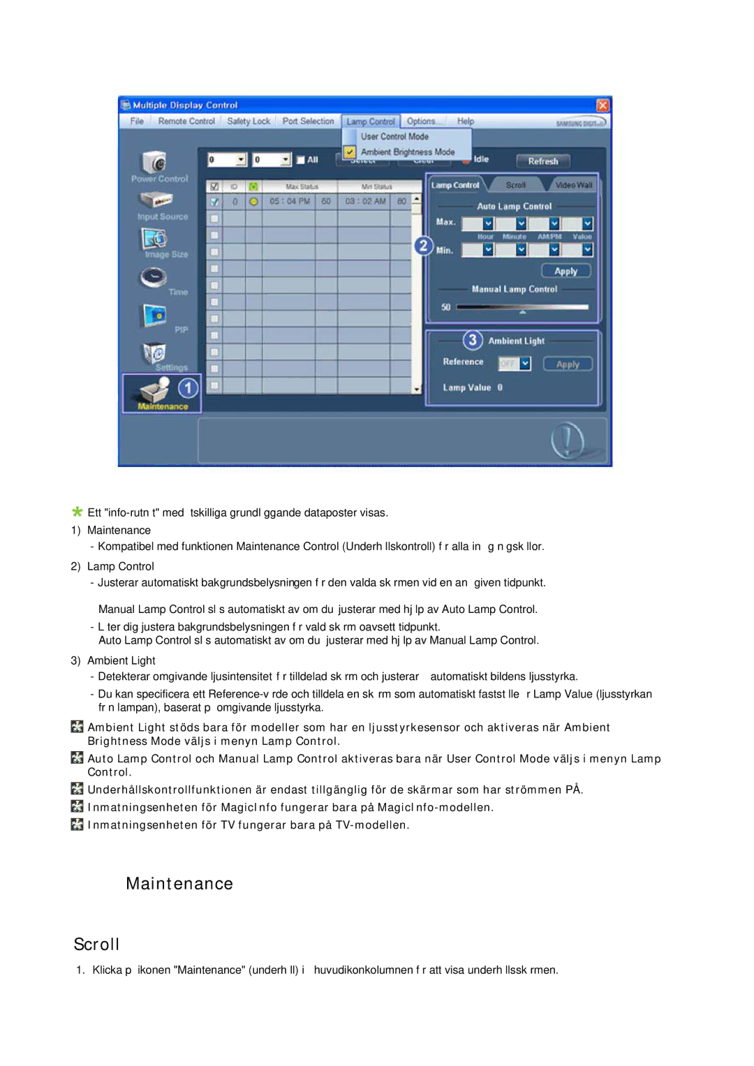 Samsung PH63KRFLBX/EN, PH63KPFLBF/EN, PH63KRFLBF/EN manual Maintenance Scroll 